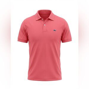 VINEYARD VINES MENS POLO SHIRT RED SIZE XS